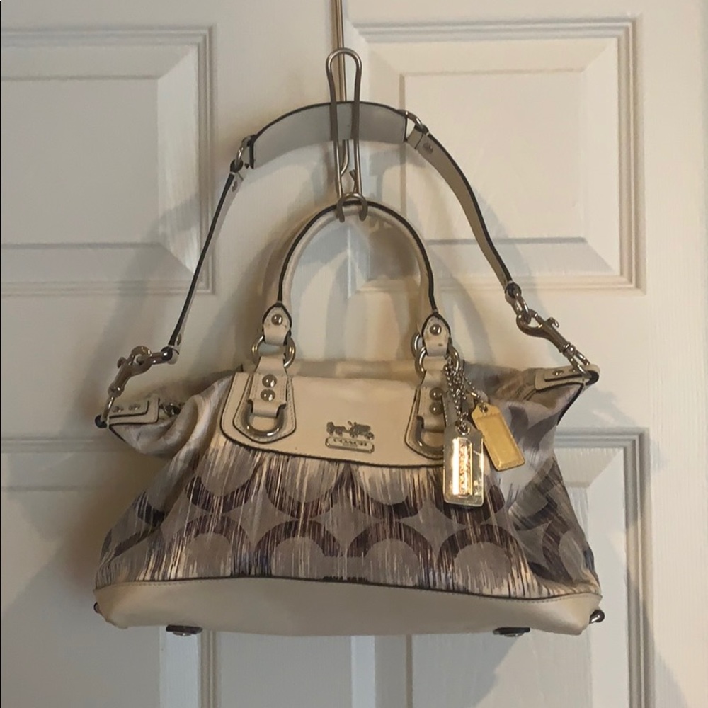 White coach purse